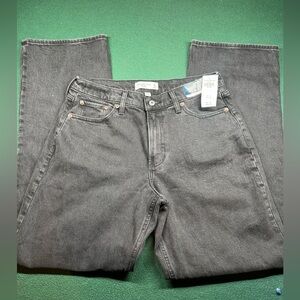 NWT Abercrombie Low Rise Baggy Jeans Gray 29 Long Curve Love